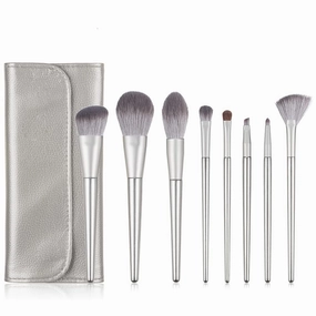 Xaena Makeup Brush Set 8pcs Premium Synthetic Makeup Brushes，Light Color Professional Make up Brush Kit Foundation Powder Blush Eyeshadow Eyebrow Contour concealer Makeup Brushes Set 37-14