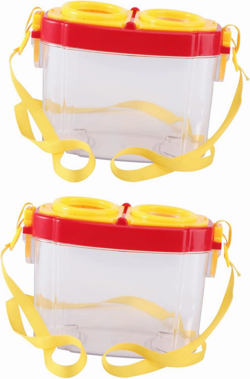 Yardwe 2pcs Insect Observation Collector Boxes with Magnifying Glass for Outdoor Exploration Safe Viewing of Educational Science