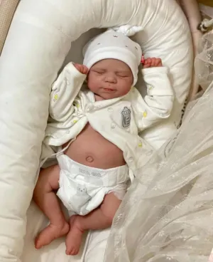 Zero Pam Reborn Baby Dolls-18 in Realistic Baby Doll, Full Body Vinyl Anatomically Correct Boy, Real Life Baby Doll That Look Real