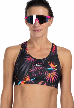 Zoot Women’s LTD Triathlon Sports Bra, Racerback High Performance Tri Sports Bra for Swim, Bike, Run & UPF 50  Fabric