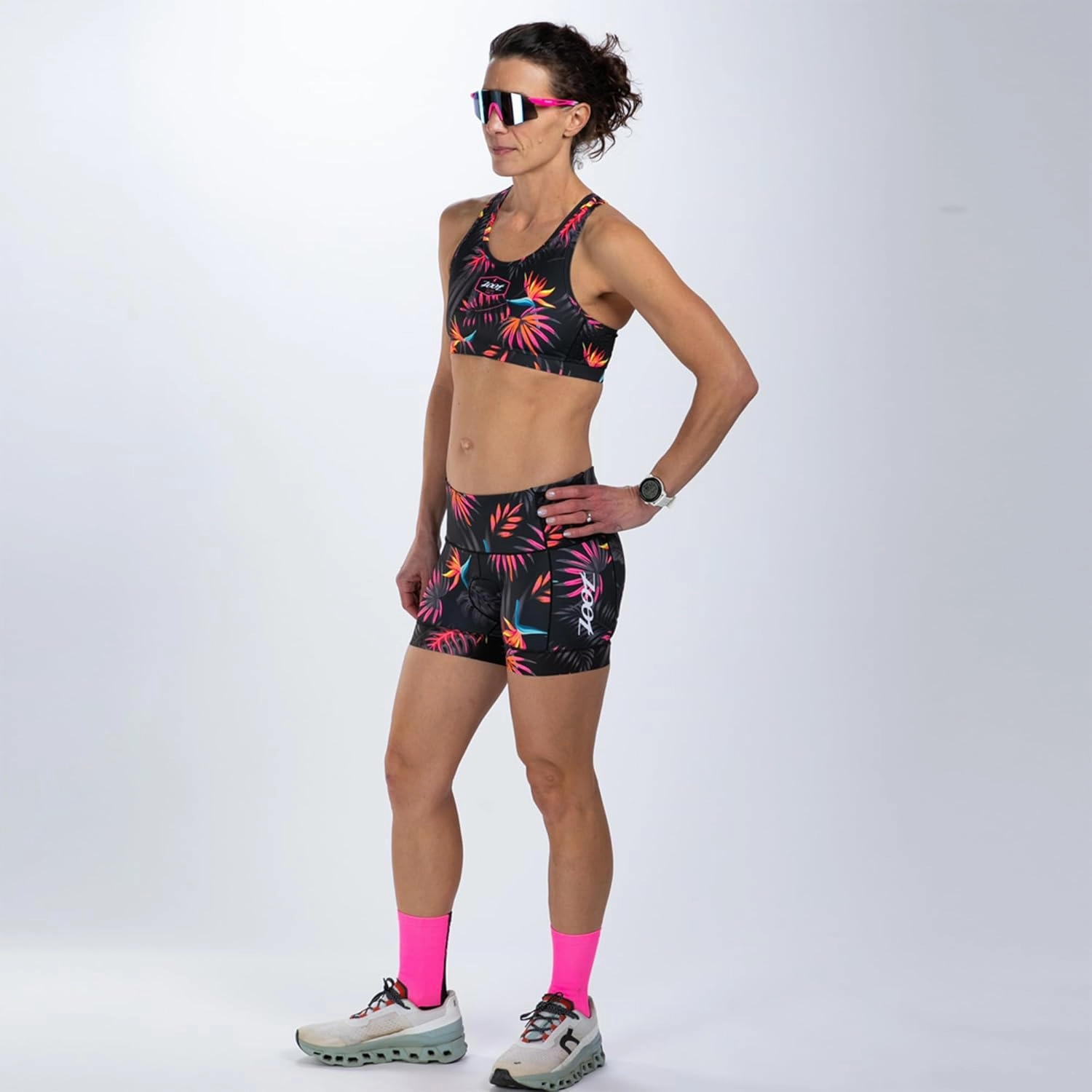 Zoot Women’s LTD Triathlon Sports Bra, Racerback High Performance Tri Sports Bra for Swim, Bike, Run & UPF 50  Fabric