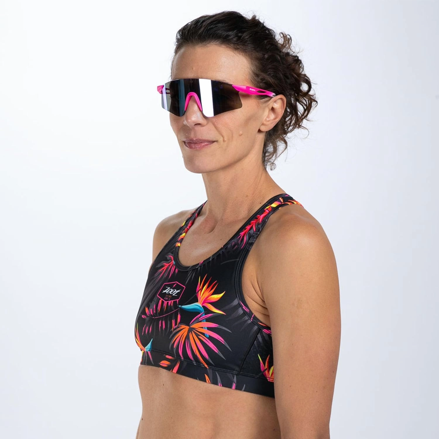 Zoot Women’s LTD Triathlon Sports Bra, Racerback High Performance Tri Sports Bra for Swim, Bike, Run & UPF 50  Fabric