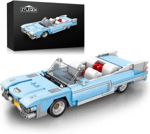 ZYLEGEN Speed Racing Cars Building Sets for Kids, Mini Classic MOC Cars Building Blocks Toy Set, Model Cars DIY Building Kit Birthday Presents for Boys 6 7 8 10(323 Pcs)